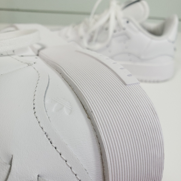 Adidas Originals Supercourt XX W S42822 White Leather sneakers Women 5.5 Youth 4 - Picture 7 of 12